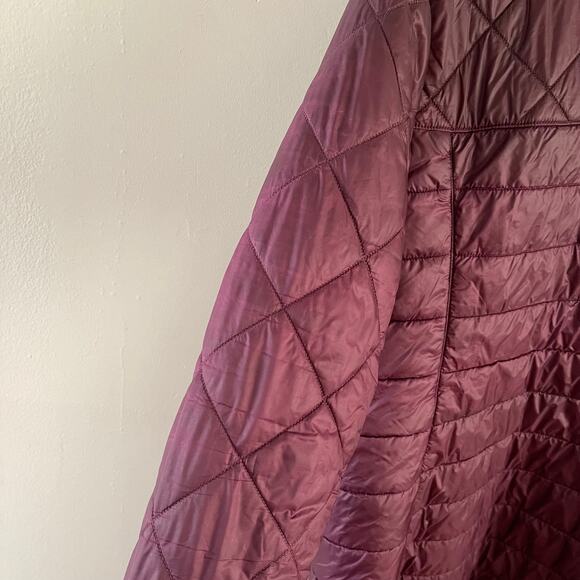 Patagonia Radalie Parka Womens S Mahogany Insulated Quilted Coat Heavily Flawed - Picture 5 of 16